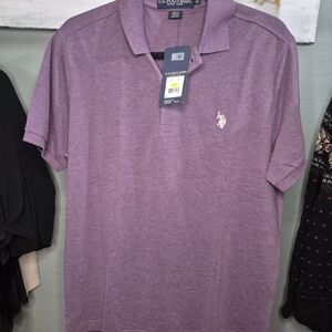 U.S. Polo Assn. Lavender Men's Polo Shirt